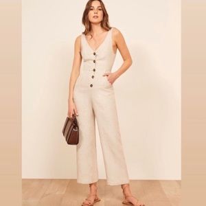 Reformation Vera Jumpsuit Sz 6 NWOT